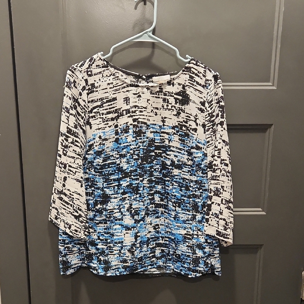 Stylish Black and Blue Women's Top